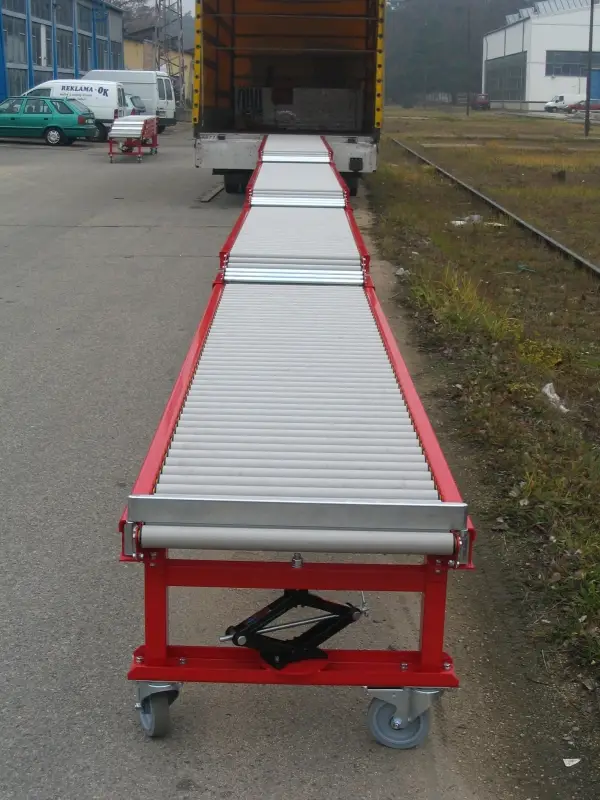 Válečkový modul vykládky